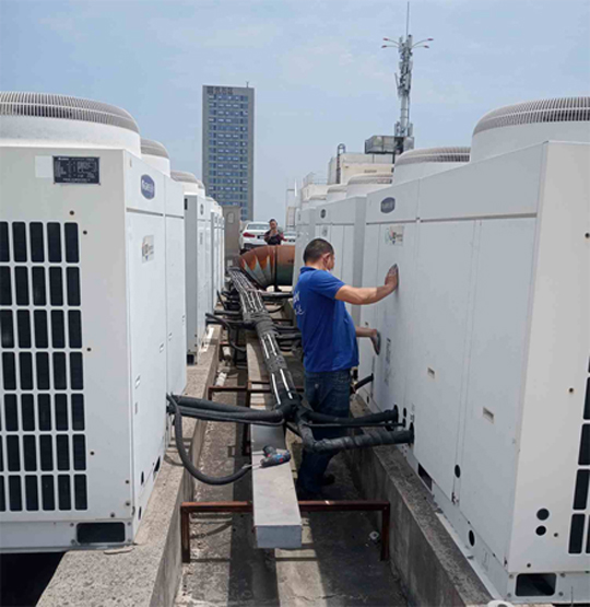 建湖中央空调制热和不制冷系统维修方法